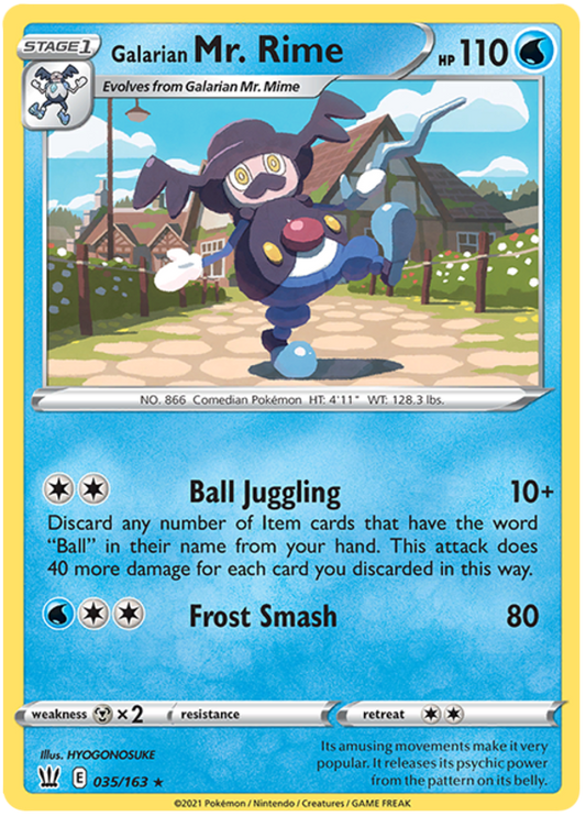 Galarian Mr. Rime - 035/163 - Rare