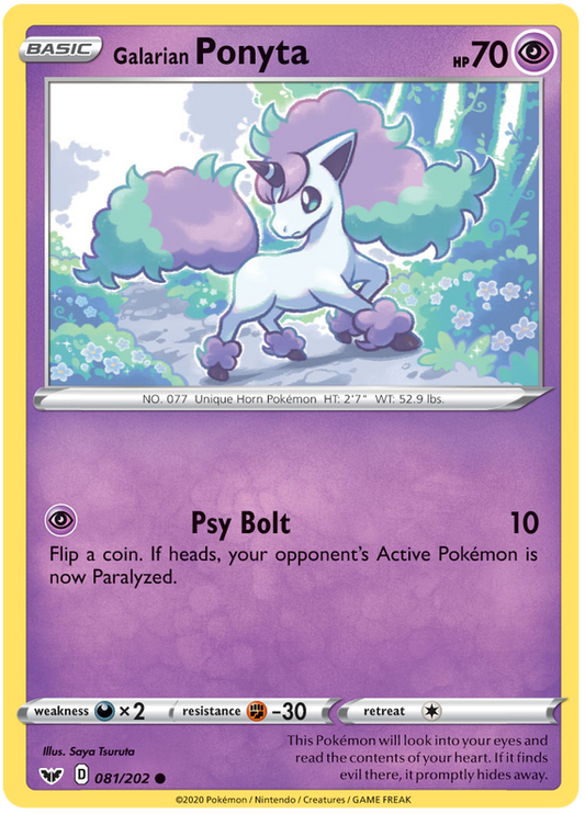 Galarian Ponyta - 081/202 - Common