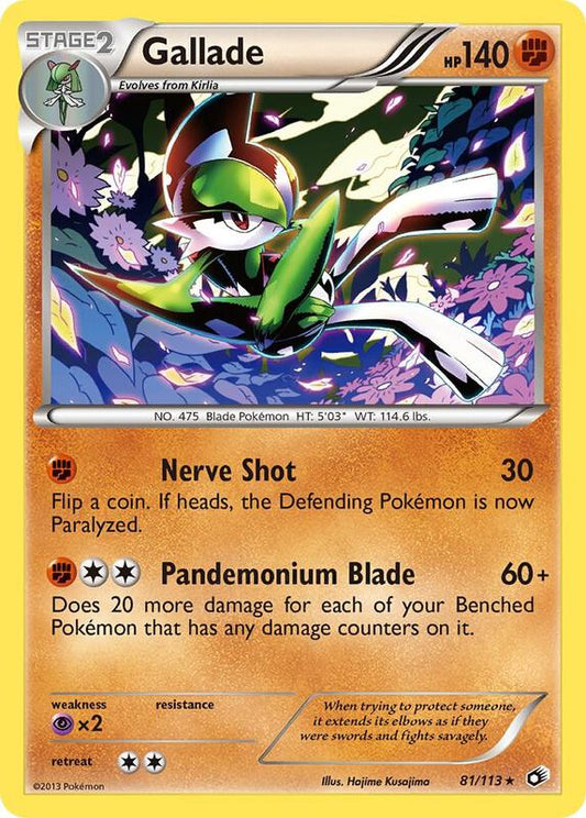 Gallade 81/113 - Rare - Normal