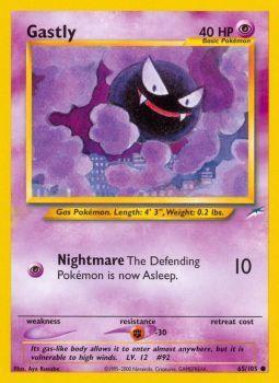 Gastly - 065/105 - Common - Unlimited Edition - (VLP)