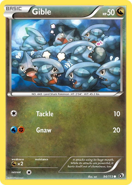 Gible 94/113 - Common - Reverse Holo