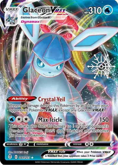 Glaceon VMAX (Holiday Calendar) - 041/203 - Ultra Rare - SWSH Promo