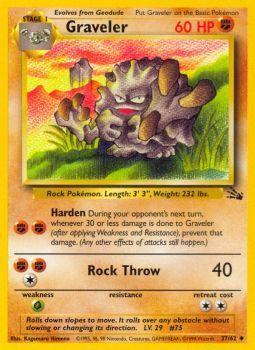 Graveler - 37/62 - Uncommon - Unlimited Edition - (NM)
