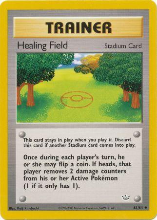 Healing Field - 61/64 - Uncommon - Unlimited Edition - (NM)