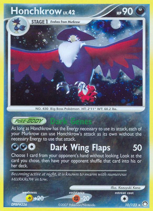 Honchkrow 10/123 - Holo Rare - Holo - LP