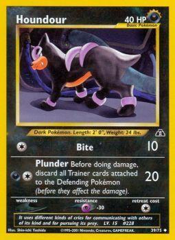 Houndour - 39/75 - Uncommon - Unlimited Edition - (VLP)