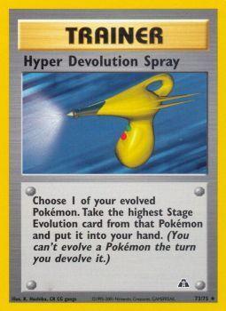Hyper Devolution Spray - 73/75 - Uncommon - Unlimited Edition - (NM)