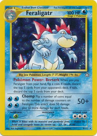 Feraligatr - 4/111 - Holo Rare (Near Mint)