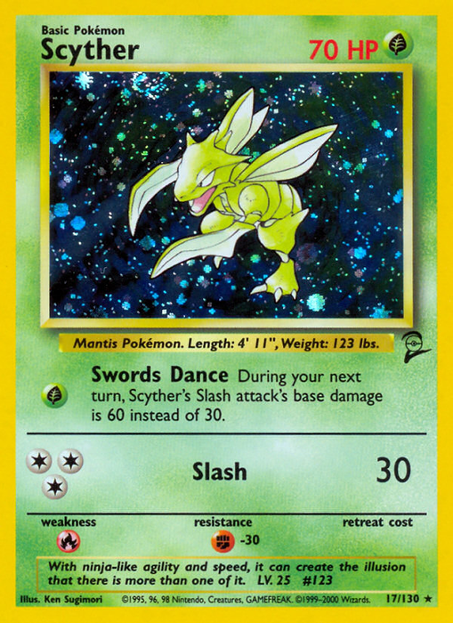 Scyther - 17/130 - Holo Rare (NM)