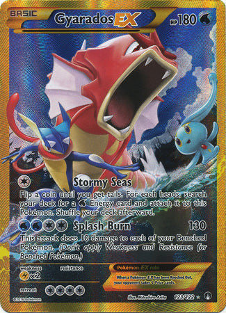 Gyarados EX - 123/122 - Secret Rare (Moderately Played)