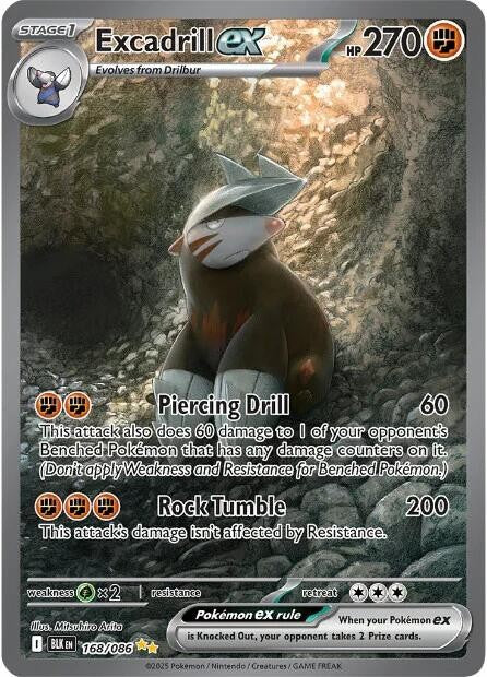 Excadrill - 168/086 - Illustration Rare