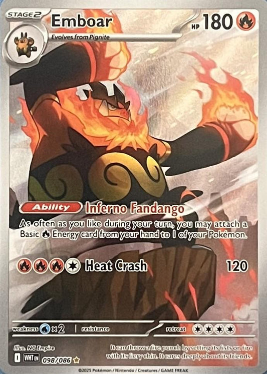 Emboar - 098/086 - Illustration Rare