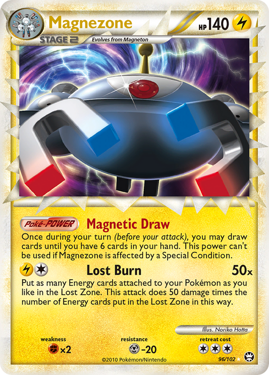 Magnezone - 96/102 - Holo Rare (Prime) (Very Lightly Played)