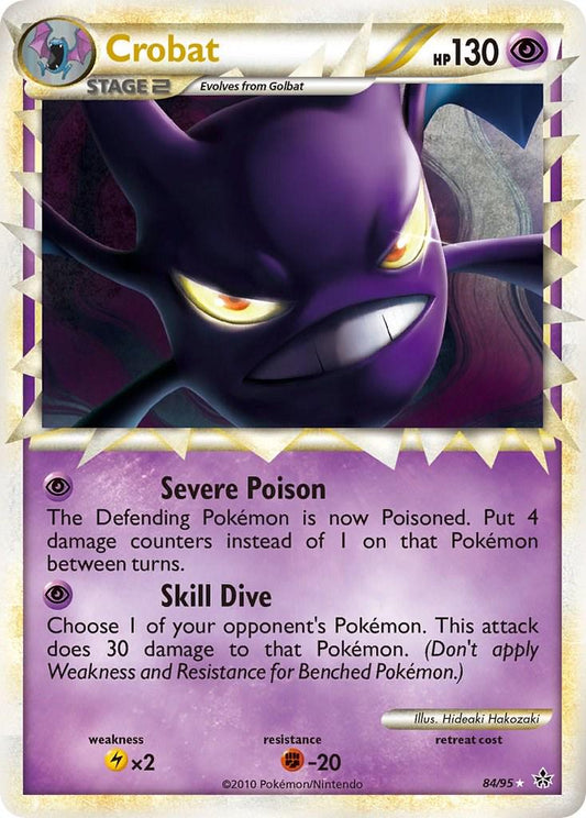 Crobat - 84/95 - Holo Rare (Prime) (Lightly Played)