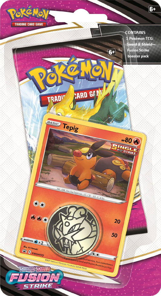 Fusion Strike Checklane Blister (Tepig)