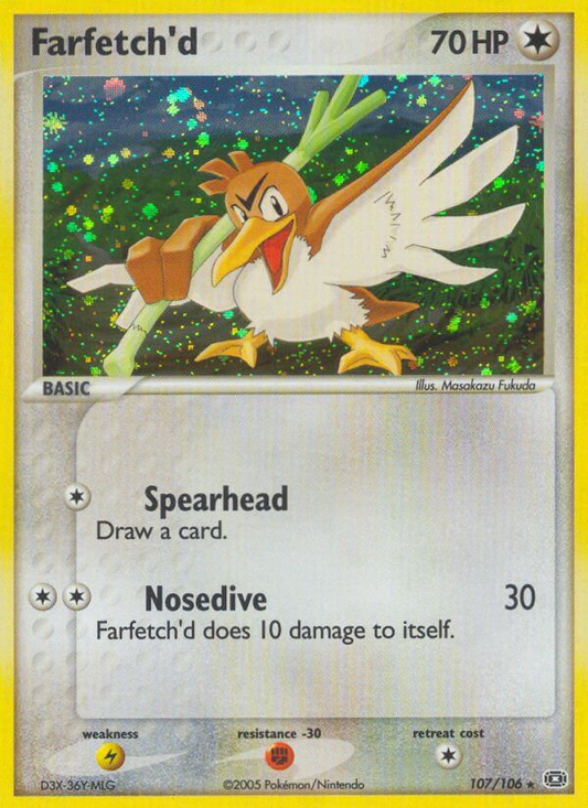 Farfetch’d - 107/106 - Holo Rare (Very Lightly Played)