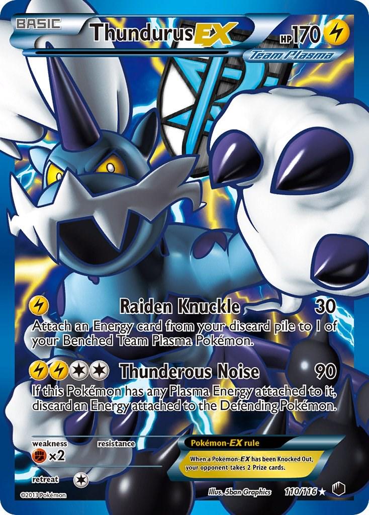 Thundurus EX - 110/116 - Ultra Rare