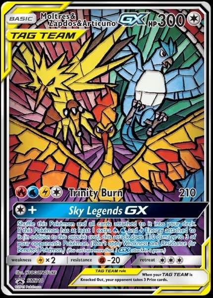 Moltres, Zapdos & Articuno GX - SM210 - SM Promos (Very Lightly Played)