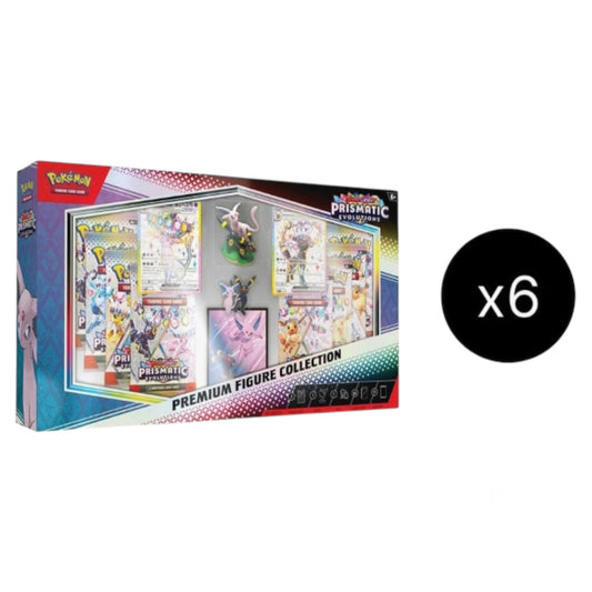 Prismatic Evolutions Premium Figure Collection (Sealed Case of 6)