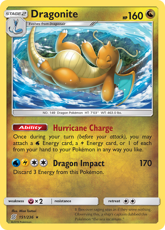 Dragonite - 151/236 - Cosmos Holo