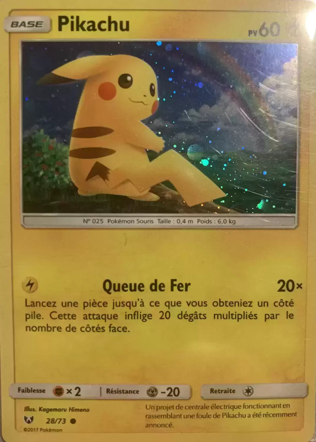 Pikachu - 28/73 - Cosmos Holo