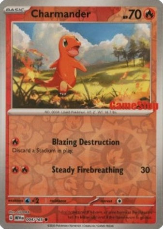 Charmander - 004/165 - Gamestop Promo