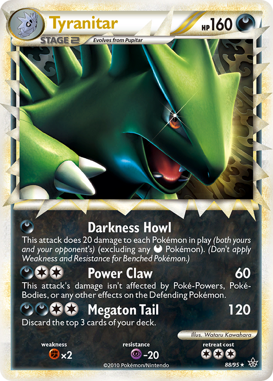 Tyranitar - 88/95 - Holo Rare (Prime) (Lightly Played)