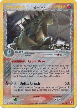 Tyranitar - 16/113 - Holo Rare (Stamped) (Very Lightly Played)