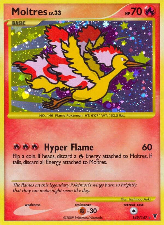 Moltres - 149/147 - Holo Rare (Heavily Played)