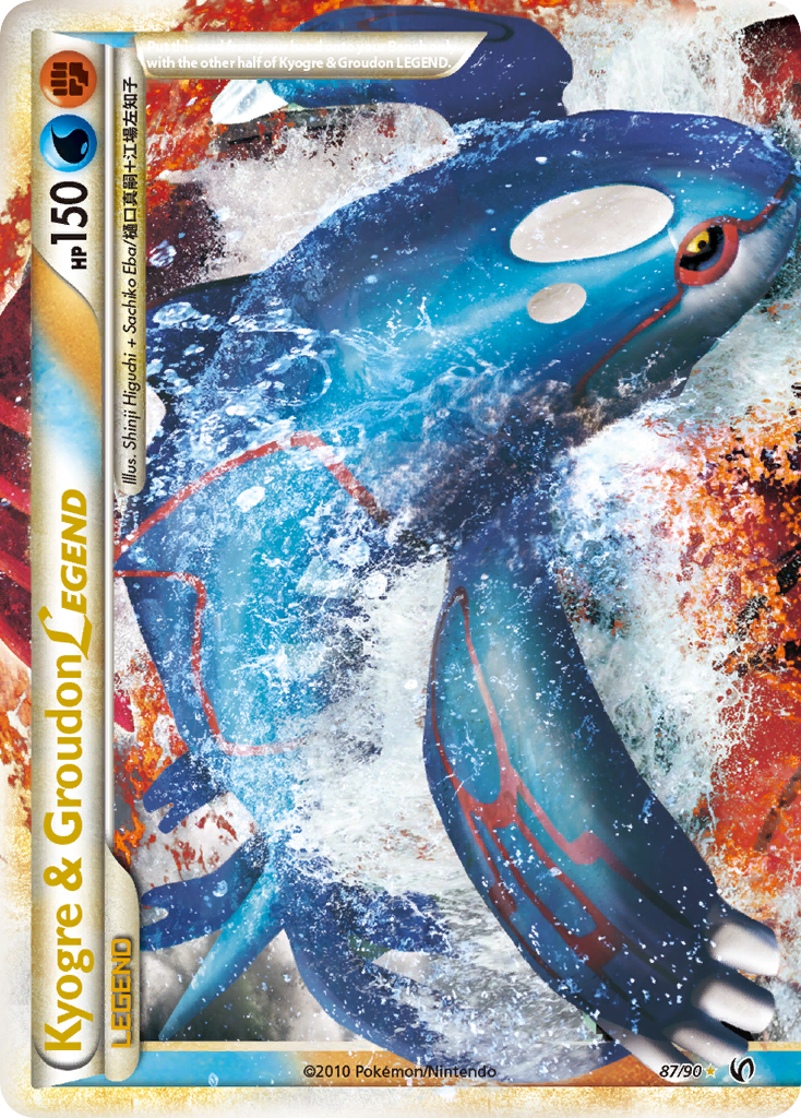 Kyogre & Groudon - 87/50 - Legend (DMG)