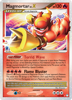 Magmortar LV.X - 123/123 - Holo Rare (DMG)
