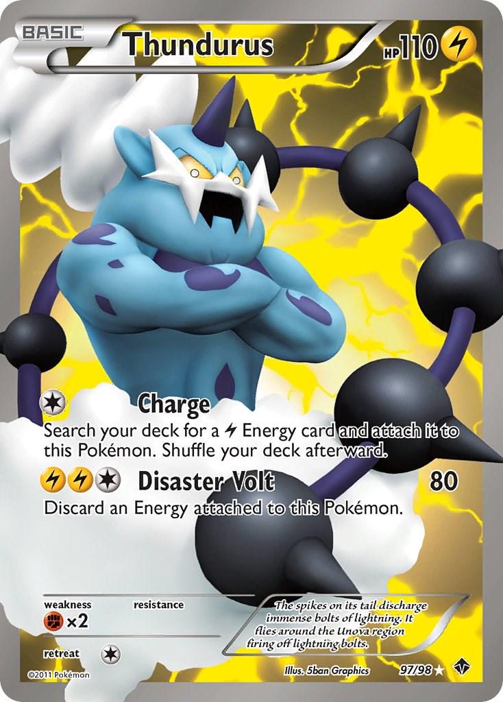 Thundurus - 97/98 - Ultra Rare (DMG)