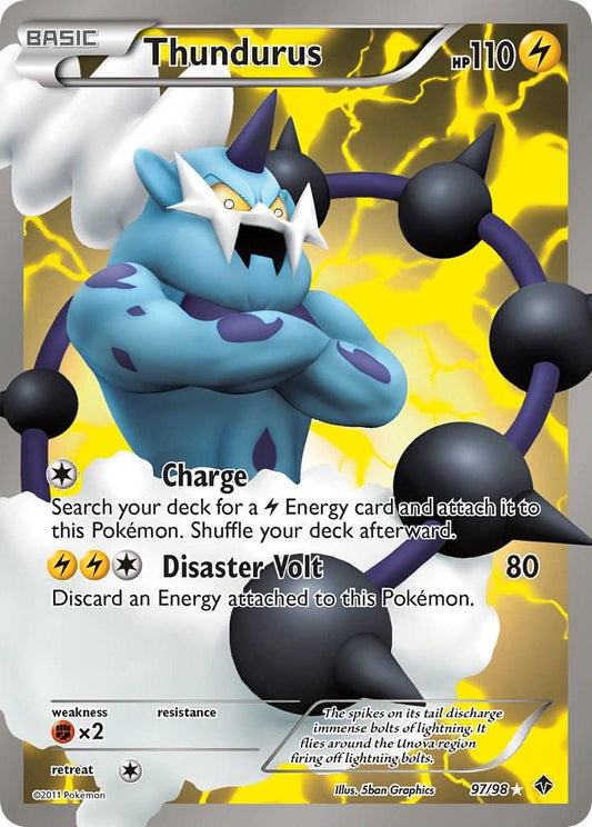 Thundurus - 97/98 - Ultra Rare (DMG)