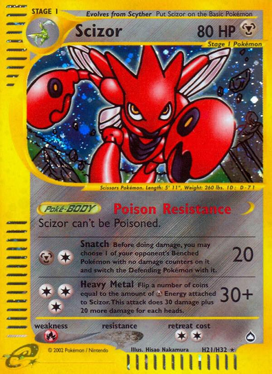 Scizor - H21/H32 - Holo Rare