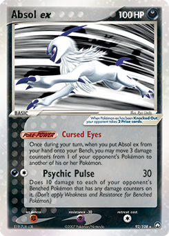 Absol ex - 92/108 - Holo Rare (VLP)