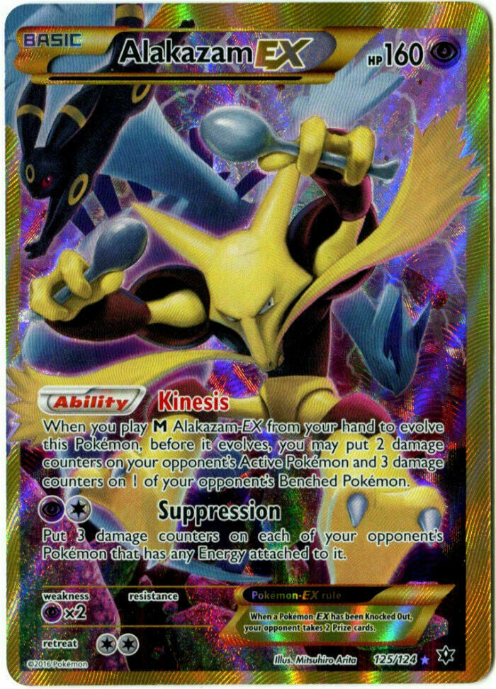 Alakazam EX - 125/124 - Secret Rare (MP)