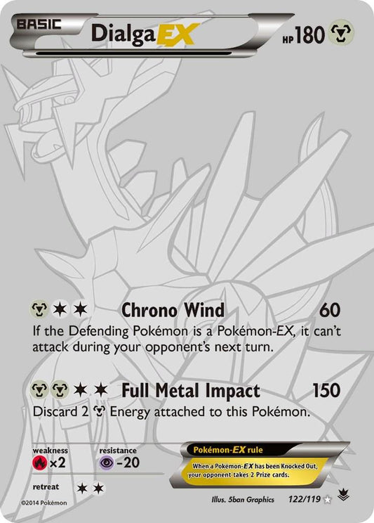 Dialga EX - 122/119 - Secret Rare (LP)
