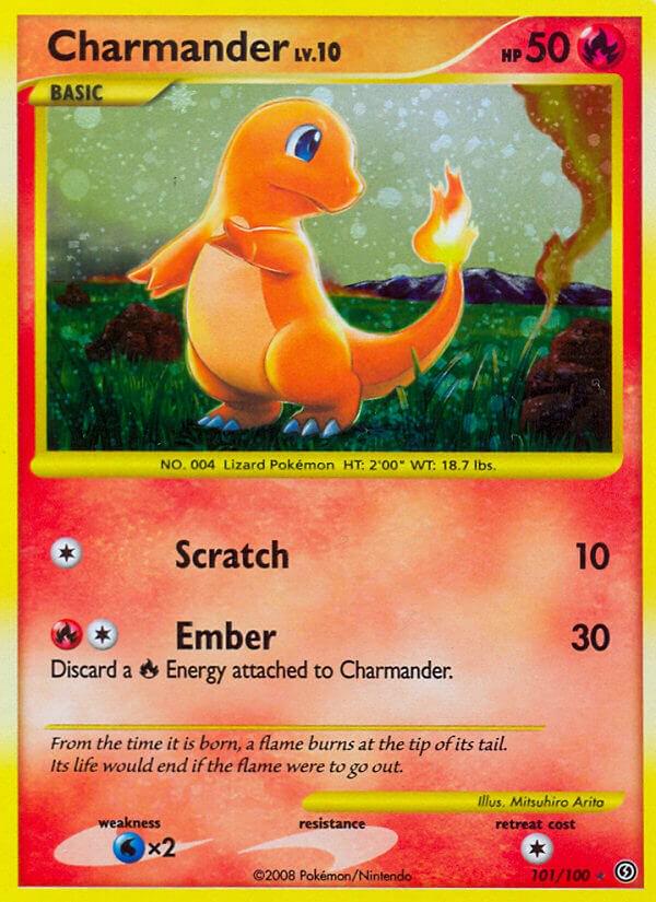 Charmander - 101/100 - Holo Rare (Lightly Played)
