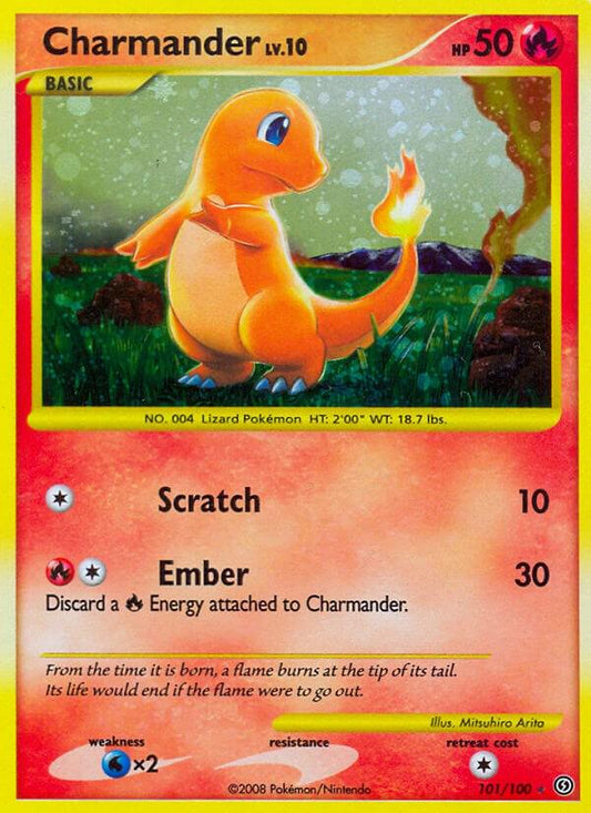 Charmander - 101/100 - Holo Rare (Lightly Played)