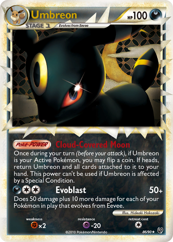 Umbreon - 86/90 - Holo Rare (Prime) (MP)