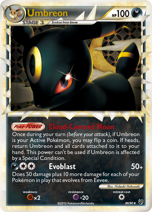 Umbreon - 86/90 - Holo Rare (Prime) (MP)