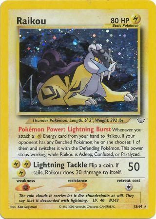 Raikou - 13/64 - Holo Rare (LP)