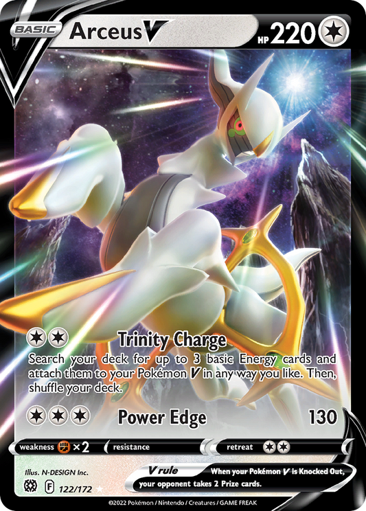 Arceus V - 122/172 - Promos (Metal Version)