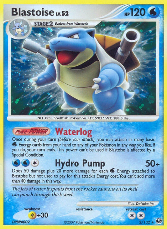 Blastoise Lv.52 2/132 - Reverse Holo (Moderately Played)