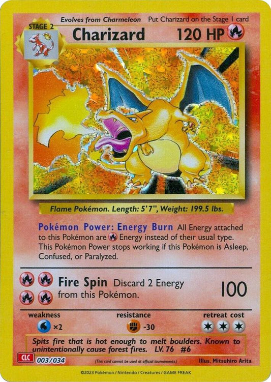 Charizard 003/034 - Holo Rare (CLC)