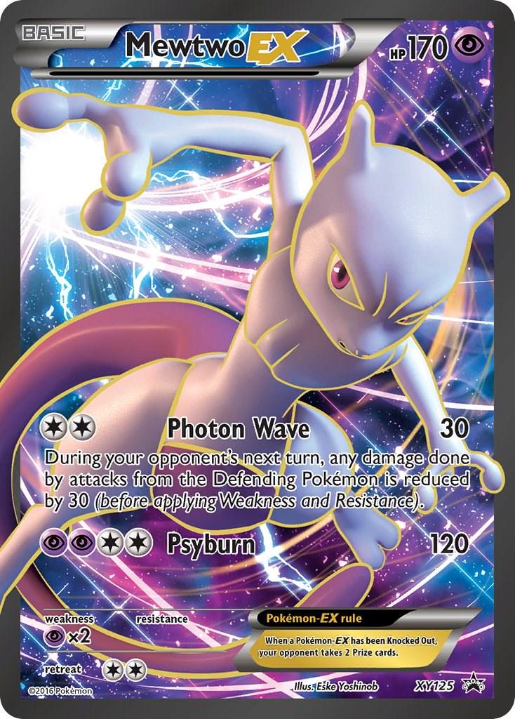 Mewtwo EX - XY125 - ( Lightly Played)