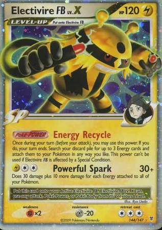 Electivire LV.X - 144/147 - Holo Rare - (Very Lightly Played)