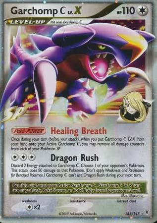 Garchomp C LV.X - 145/147 - Holo Rare - (Very Lightly Played)