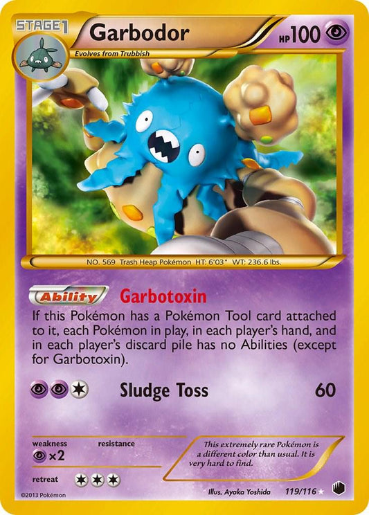 Garbador - 119/116 - Holo Rare - (Very Lightly Played)