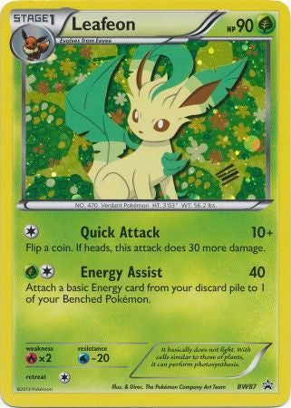 Leafeon - BW87 - (Very Lightly Played)